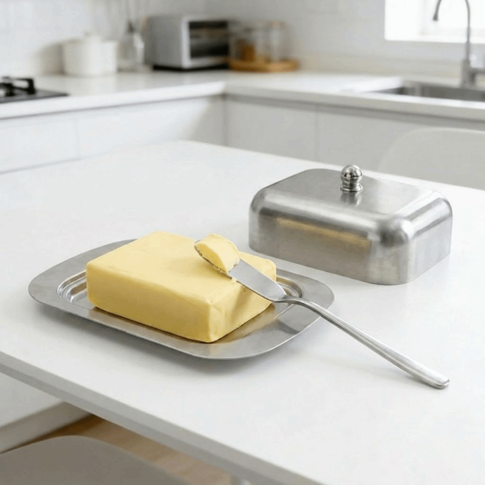 Food Storage Oven Safe - Food Grade Stainless Steel Butter Dish