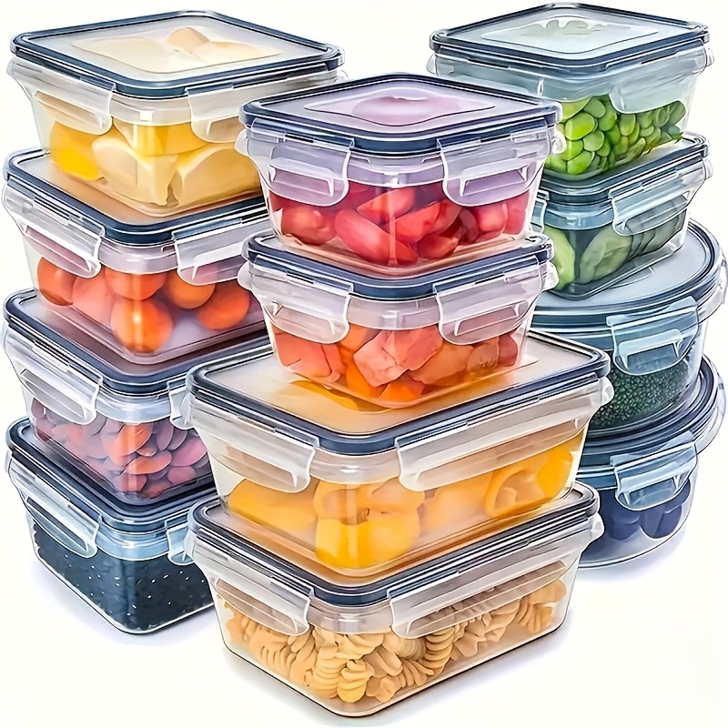 Food Storage Meals - 8Pcs Set Includes 4 Containers and