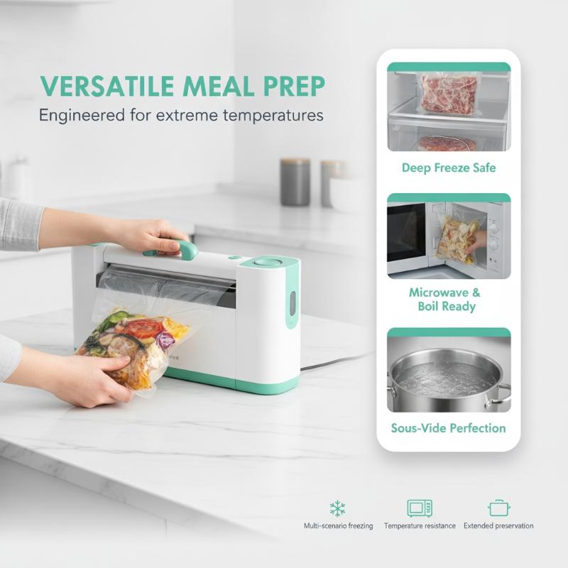 Food Storage Meals - 100 PCS BPA Free Vacuum Sealer