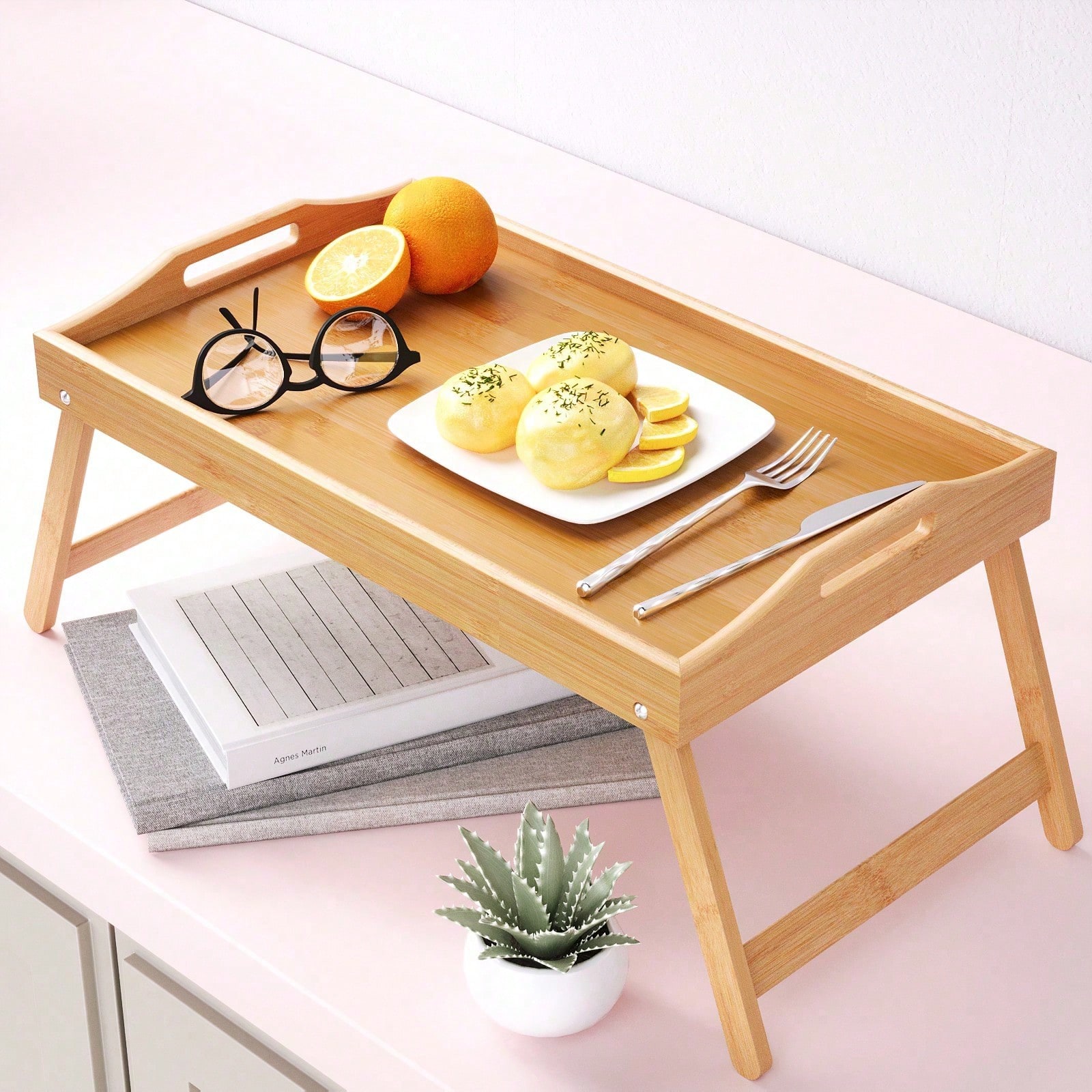 Bed Table Tray, Wooden Breakfa - огляд і ціна Food Storage Oven Safe