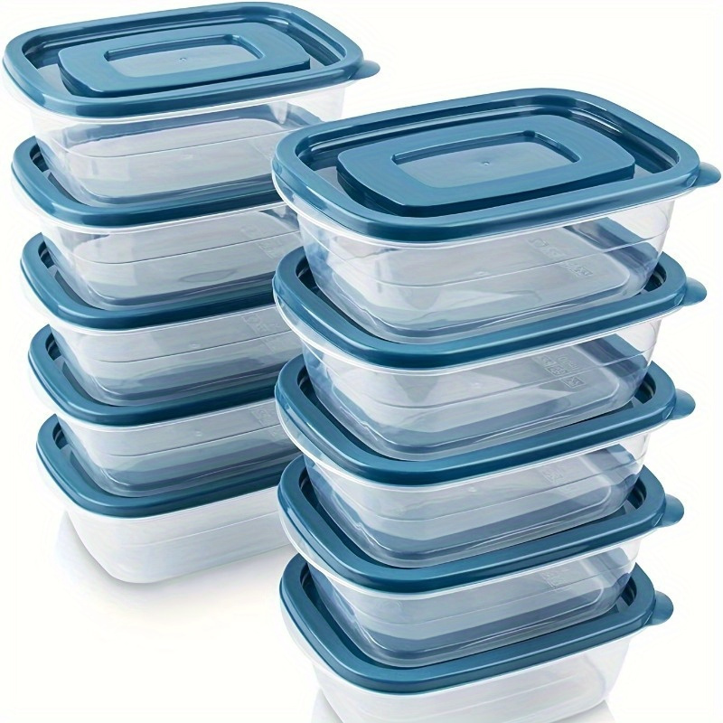 A Set of 6 Transparent Stackab - огляд і ціна Food Storage Meals