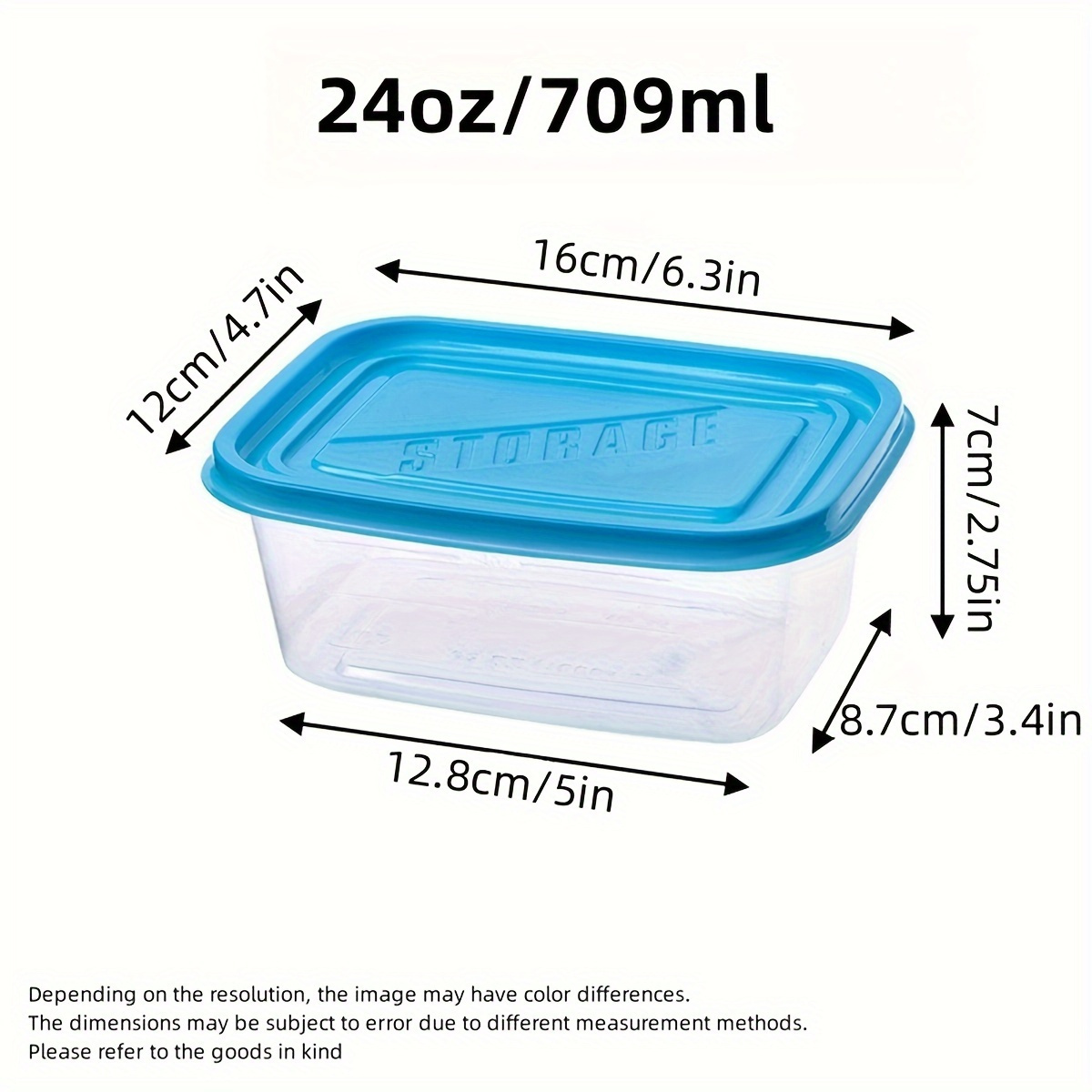 A Set of 6 Transparent Stackab - огляд і ціна Food Storage Meals