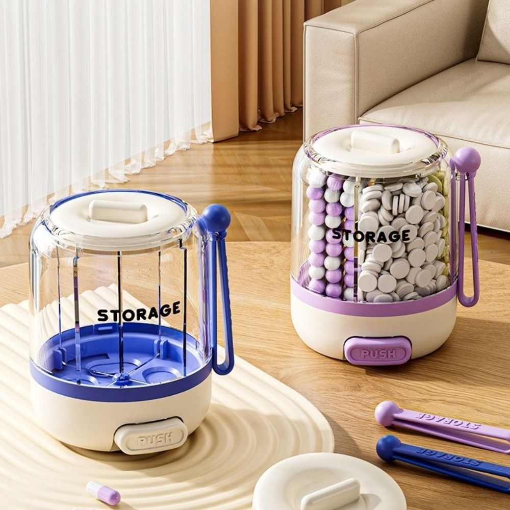 Press Type 4 Grids Pill Organi - огляд і ціна Food Storage With Dividers