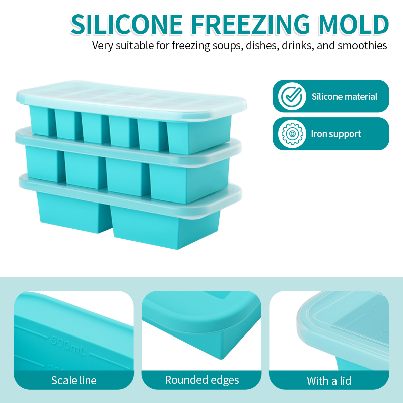 2 or 3-piece Silicone Freezer  - огляд і ціна Food Storage Oven Safe
