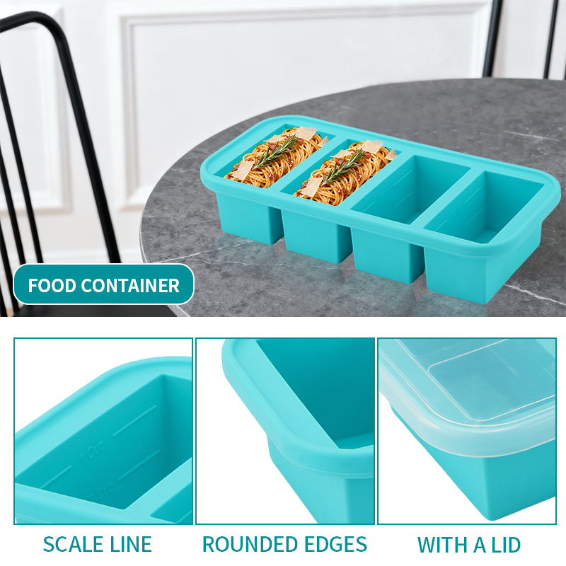 2 or 3-piece Silicone Freezer  - огляд і ціна Food Storage Oven Safe