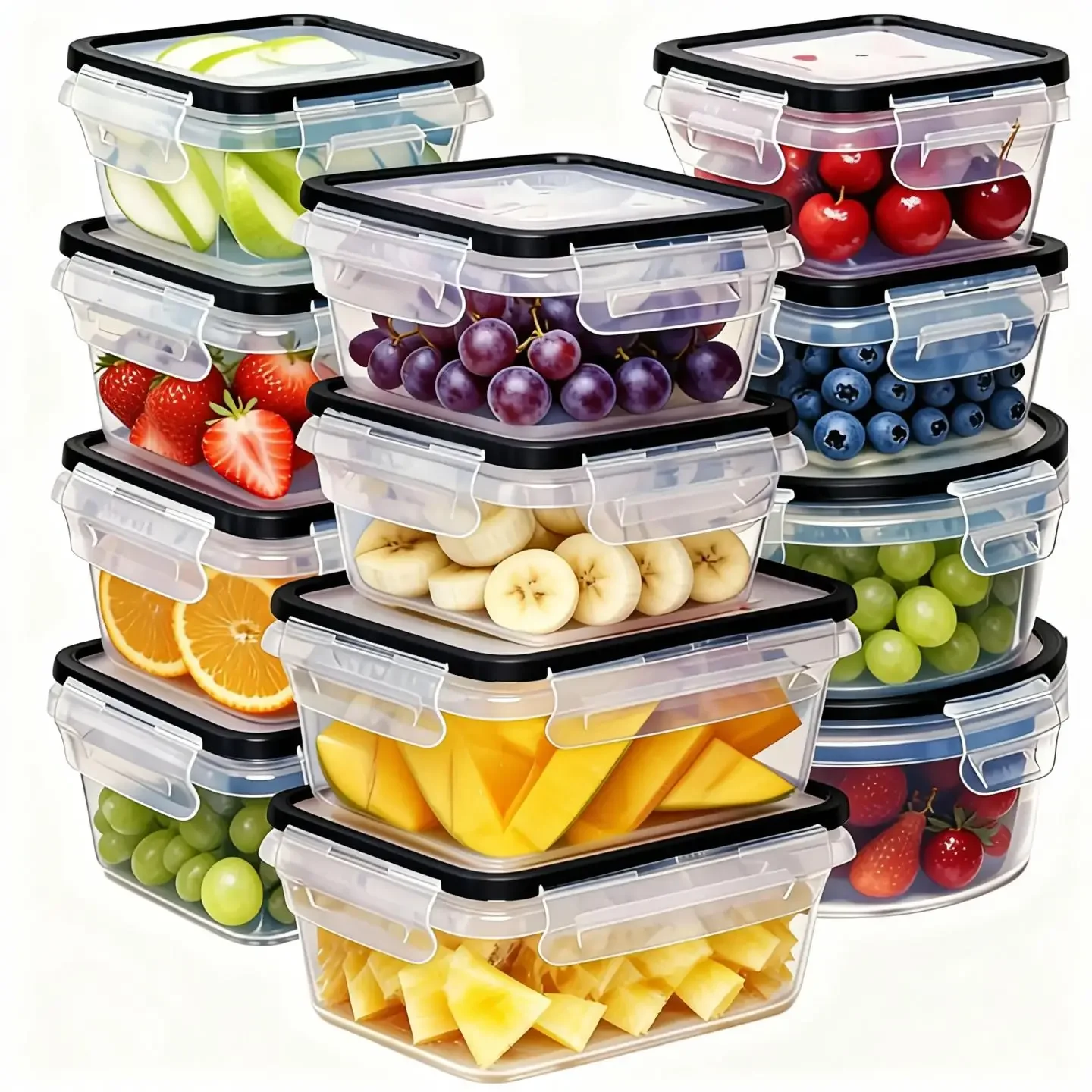 12Pcs Airtight Food Storage Co - огляд і ціна Food Storage Oven Safe