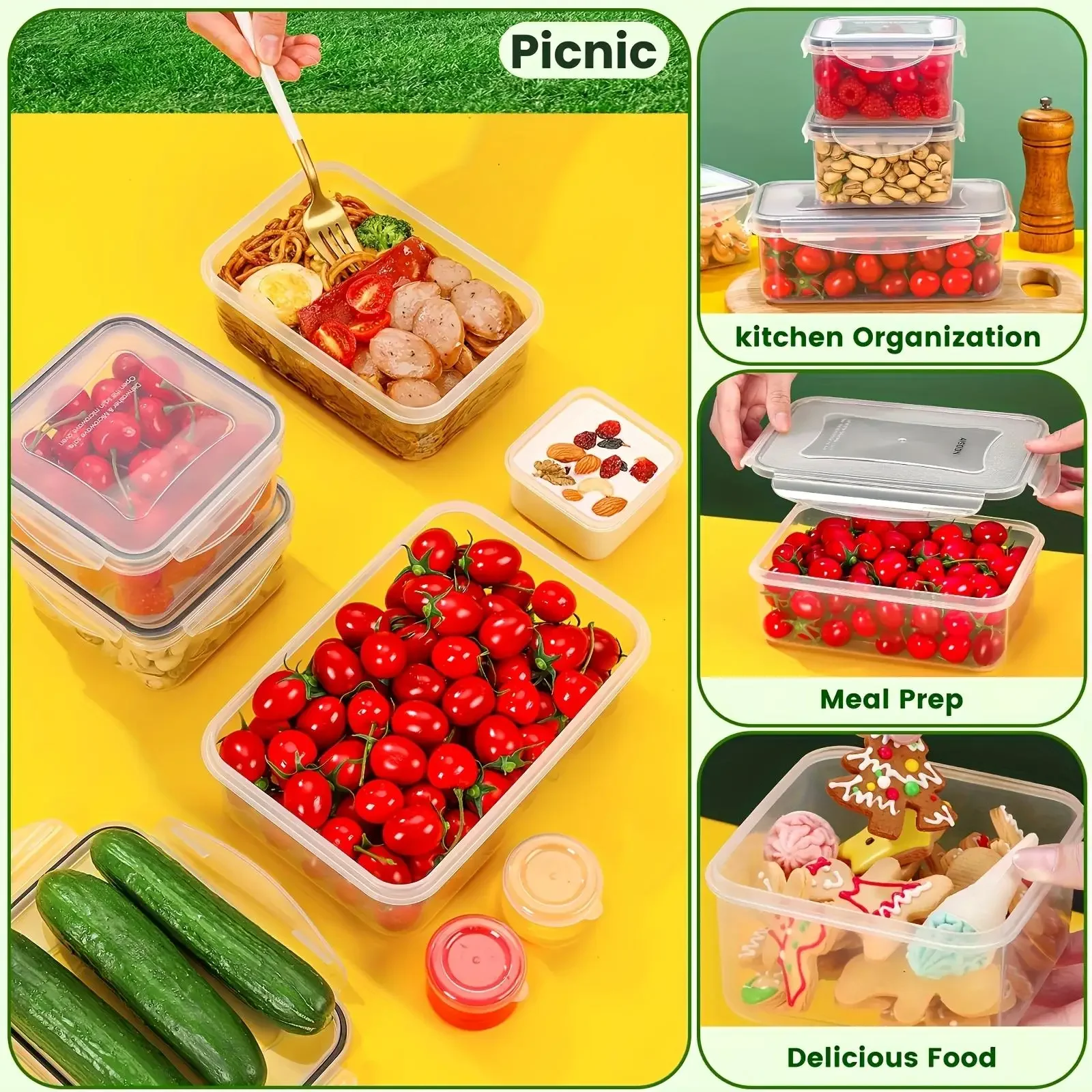 12Pcs Airtight Food Storage Co - огляд і ціна Food Storage Oven Safe