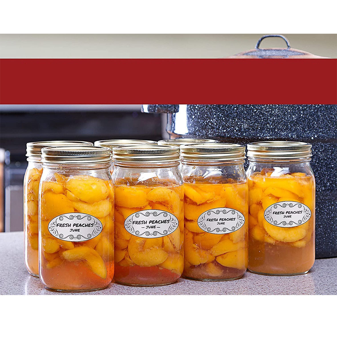 150Pcs Oval Canning Labels for - огляд і ціна Food Storage Labels