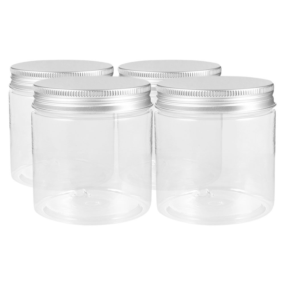 4Pcs Silver Aluminum Lid Clear - огляд і ціна Food Storage Containers